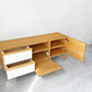 イデー IDEE スティルト サイドボード L STILT SIDEBOARD L テレビボード AVボード オーク材 W141cm マリナ・ボーティエ 北欧スタイル 美品 定価￥￥139,900- ★