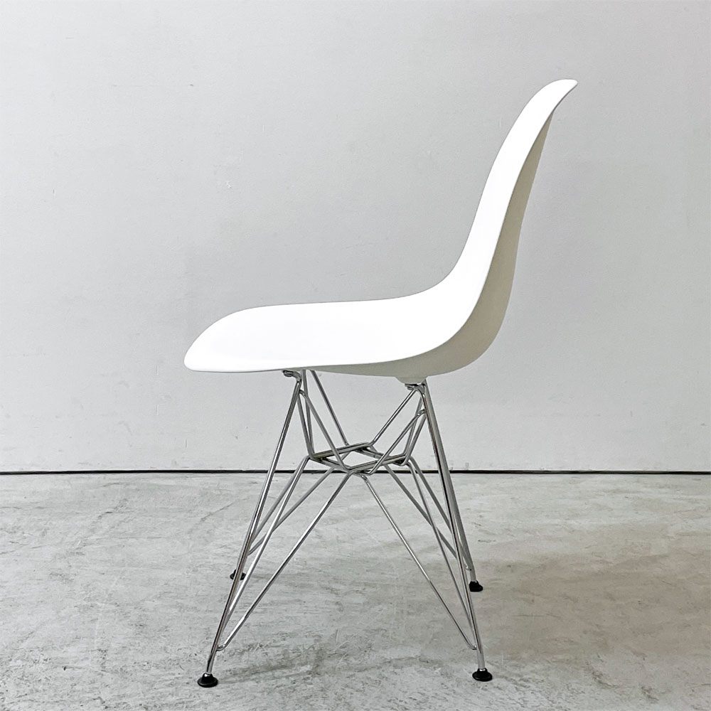 ハーマンミラー Herman Miller サイドシェルチェア ポリプロピレン製 エッフェルベース ホワイト C&R イームズ ミッドセンチュリー B ●