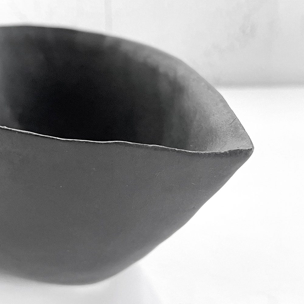 井山三希子 片口 ピッチャー H6.5cm タタラ作り 陶芸家 現代作家 ■