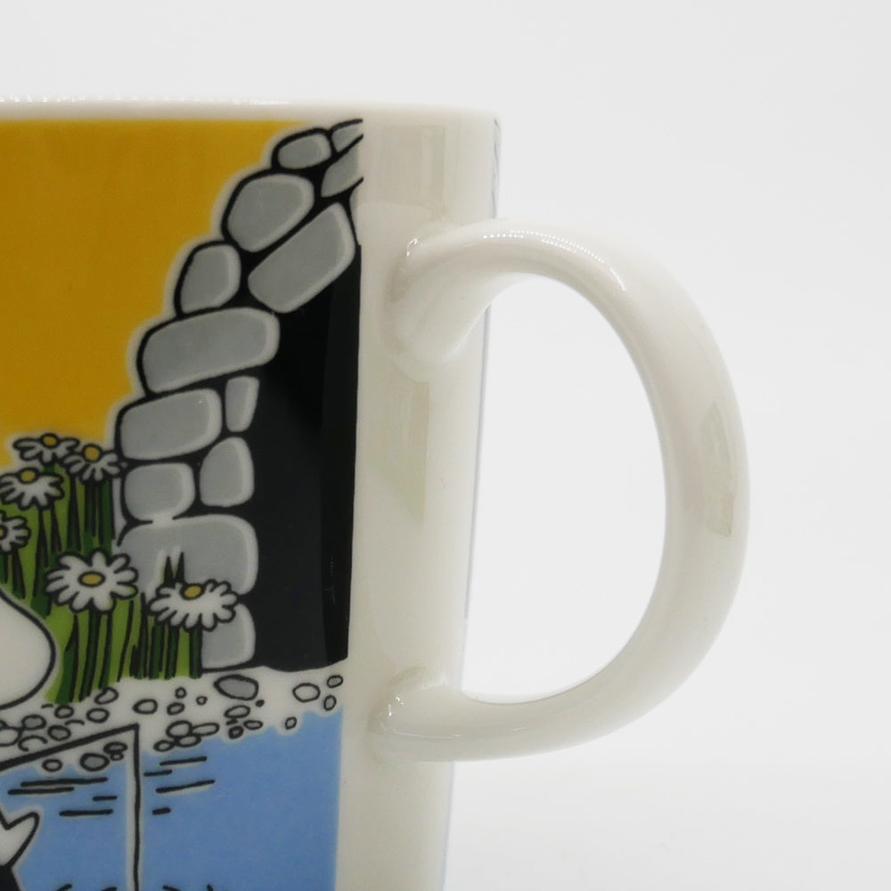 アラビア ARABIA ムーミンマグ MOOMIN 浜辺のひととき モメントオンザシュアー 2015年 夏限定 フィンランド 北欧食器 箱付き ●