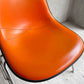 ハーマンミラー Herman Miller 2ndビンテージ サイドシェルチェア ナウガレザー FRP スタッキングベース イームズ ♪