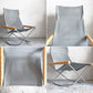 ニーチェアX  NY chair X フォールディングチェア ロッキング 折り畳み ナチュラル×グレー  MoMA 藤栄 新居 猛 ■