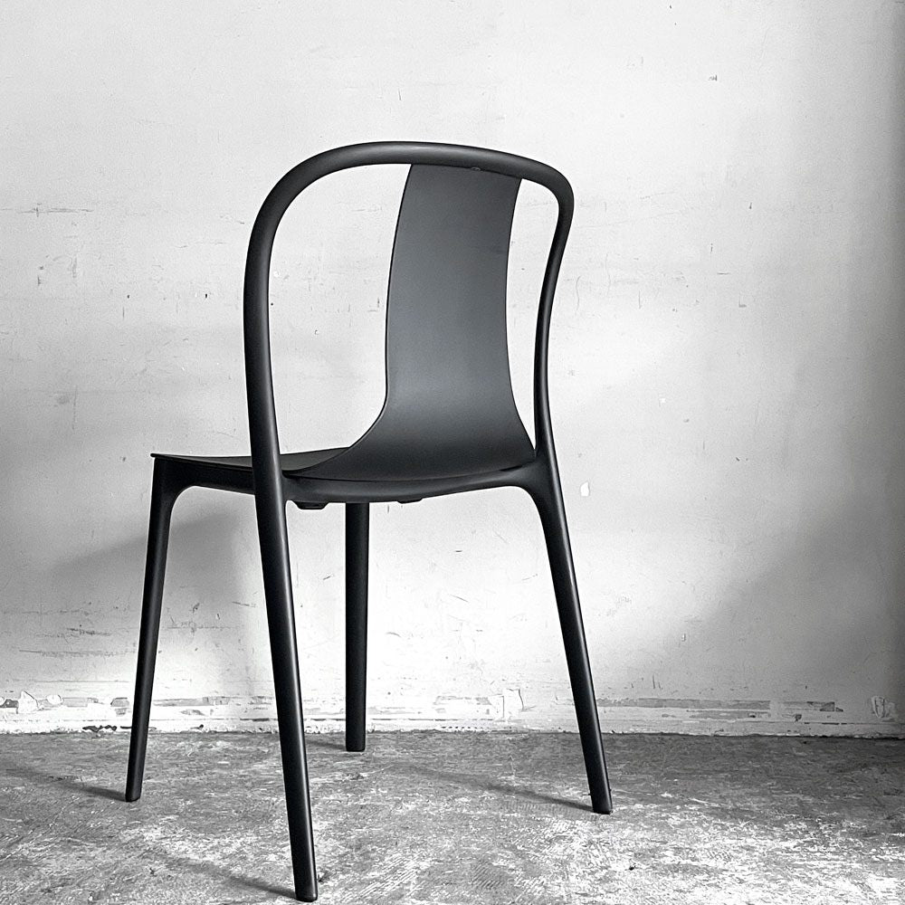 ヴィトラ Vitra ベルヴィルチェア Belleville Chair ダイニングチェア スタッキングチェア ディープブラック ロナン & エルワン・ブルレック D ■
