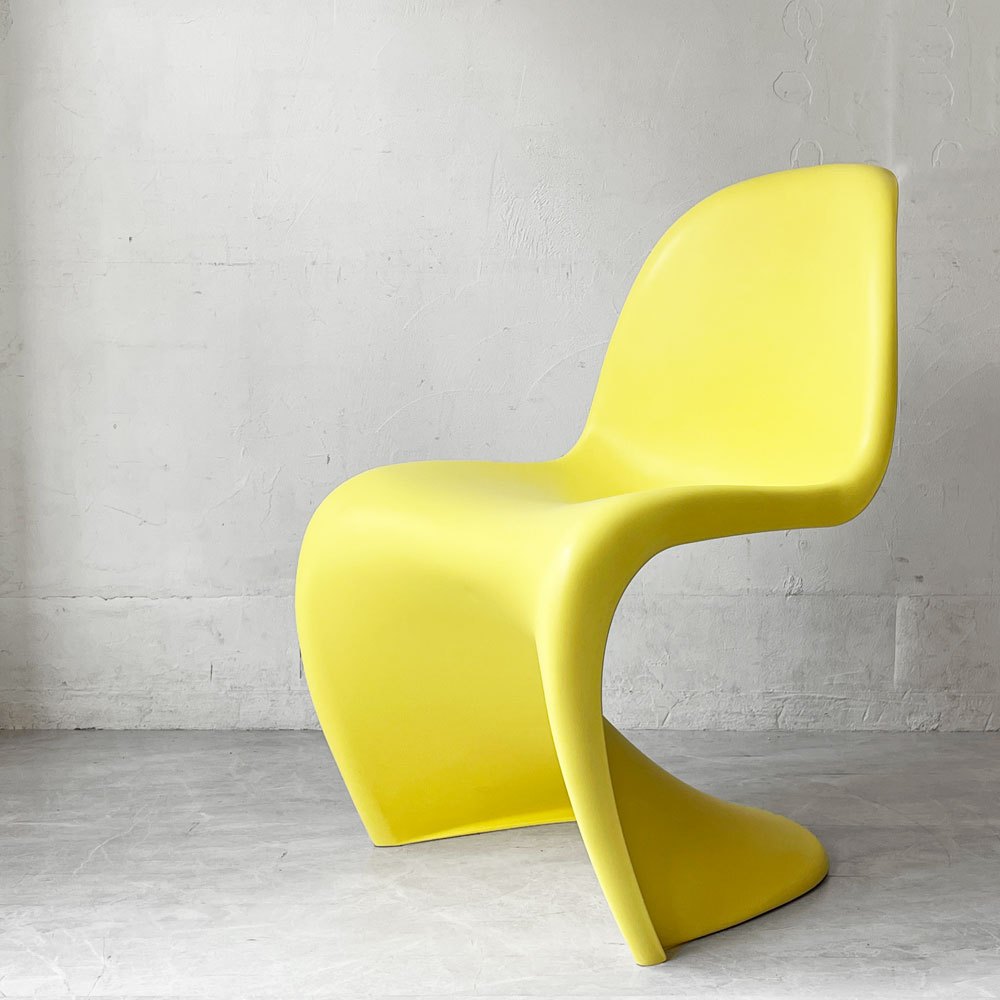 ヴィトラ vitra パントンチェア ダイニングチェア スタッキング イエロー ヴェルナー・パントン ミッドセンチュリー 定価58,300円 A ★