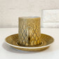 クロニーデン Kronjyden レリーフ コーヒーカップ＆ソーサー Coffee C&S イェンス・クイストゴー Jens.H.Quistgaard 北欧食器 デンマーク ◎