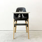 ストッケ STOKKE ステップス チェア Steps Chair ベビーチェア ブラック×ホワイト ベビーセット トレイ付き  ●