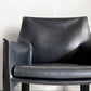 カッシーナ Cassina 414 CAB キャブチェア ラウンジチェア アームチェア 1シーター 本革 マリオ・ベリーニ 参考価格約65万 ■