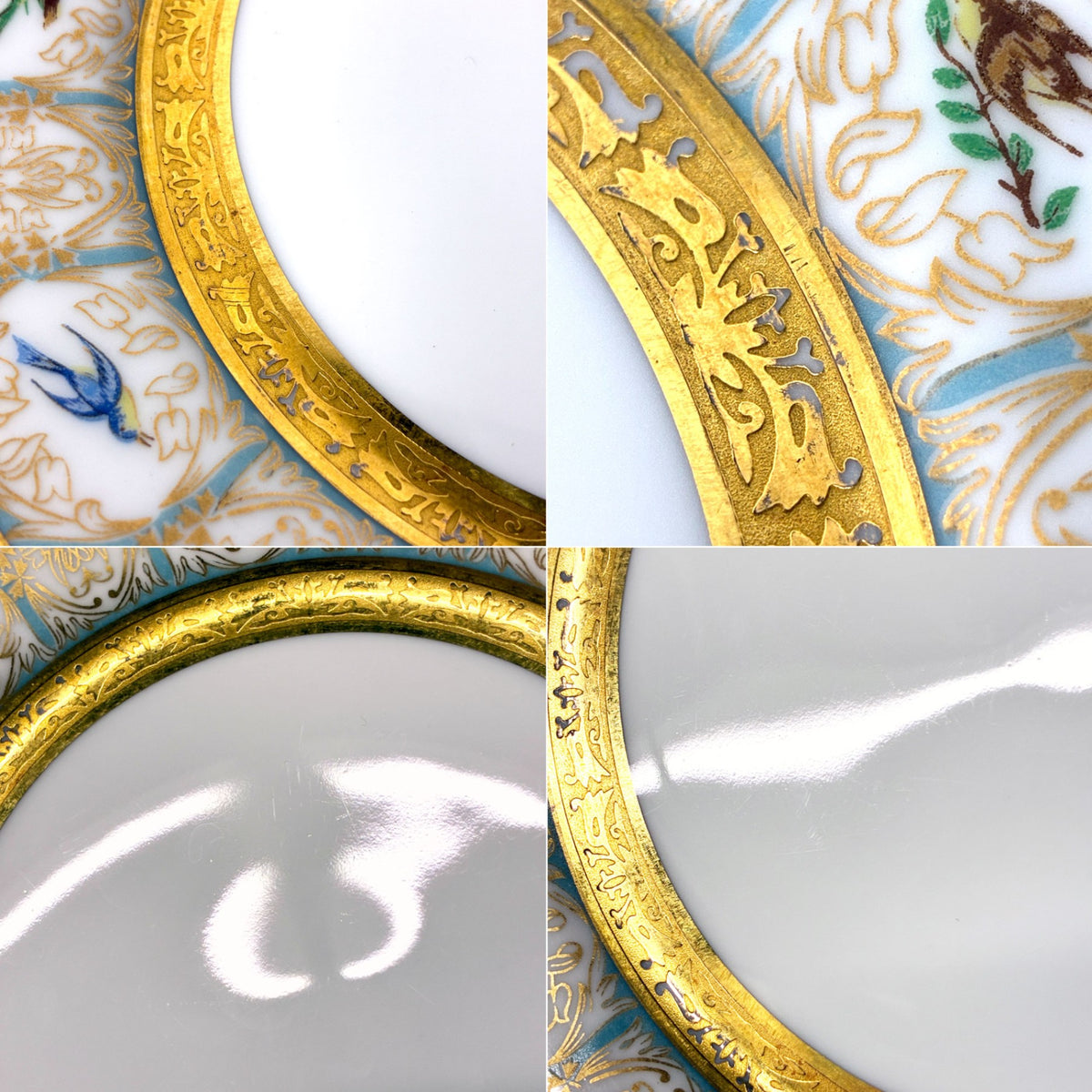 アビランド HAVILAND ベンガリス Bengalis ヴィクトリアンスワロー 19cm プレート リモージュ LIMOGES 三越特別製造版 E ◎