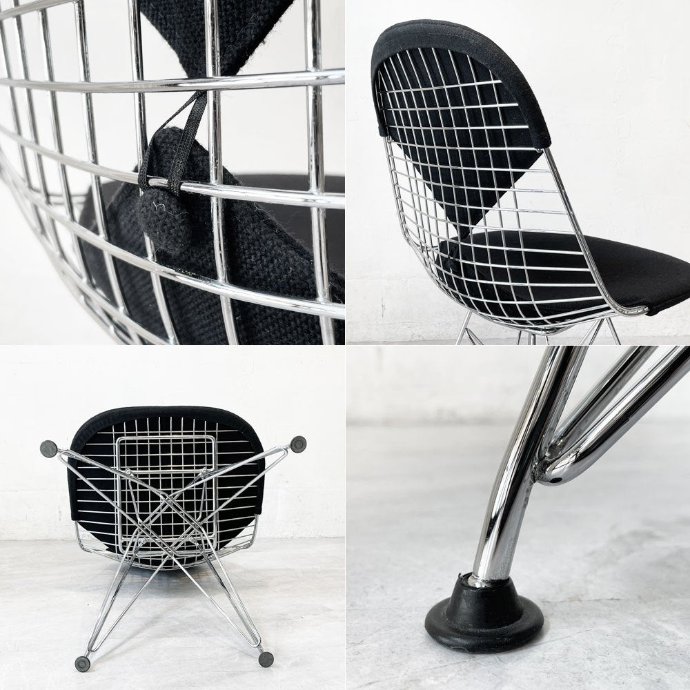 ヴィトラ vitra ワイヤーチェア Eames Wire Chair DKR エッフェルベース ビキニパッド C&R イームズ ミッドセンチュリー ★