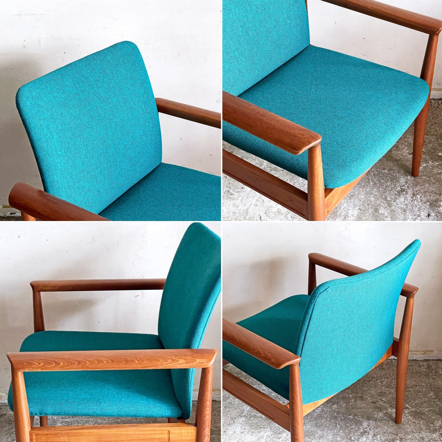 フランス＆サン France＆Son No.209 ディプロマットチェア Diplomat Chair ラウンジチェア チーク材 フィンユール Finn Juhl デンマーク 北欧ビンテージ ■