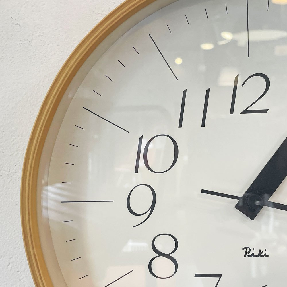 タカタレムノス Lemnos リキクロックRC Riki Clock RC 電波時計 ウォールクロック 渡辺力 Riki Watanabe 掛け時計 美品 ★