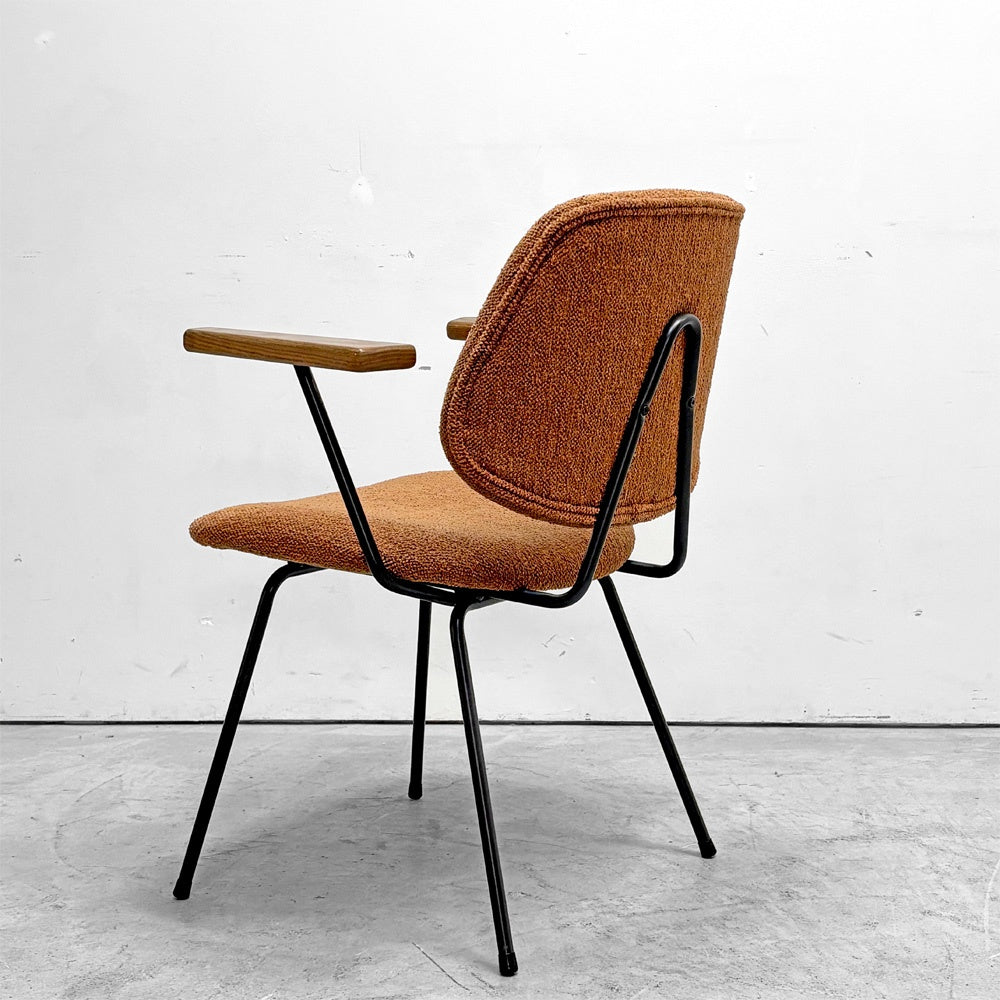 クラッシュゲート CRASHGATE ノットアンティークス Knot Antiques アボック ABOCK ダイニングチェア 肘付 アームチェア ファブリック オーク材 展示品 ●