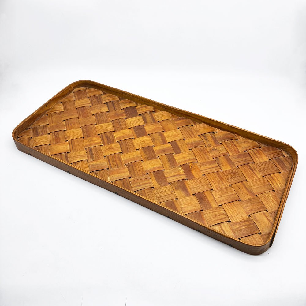 北欧ビンテージ Scandinavian Vintage スポーンコリ パイン材 トレイ トレー 北欧雑貨 ●