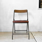 トラックファニチャー TRUCK FURNITURE スットチェア SUTTO CHAIR スチールフレーム オーク無垢材 レザー インダストリアル 廃番  ★