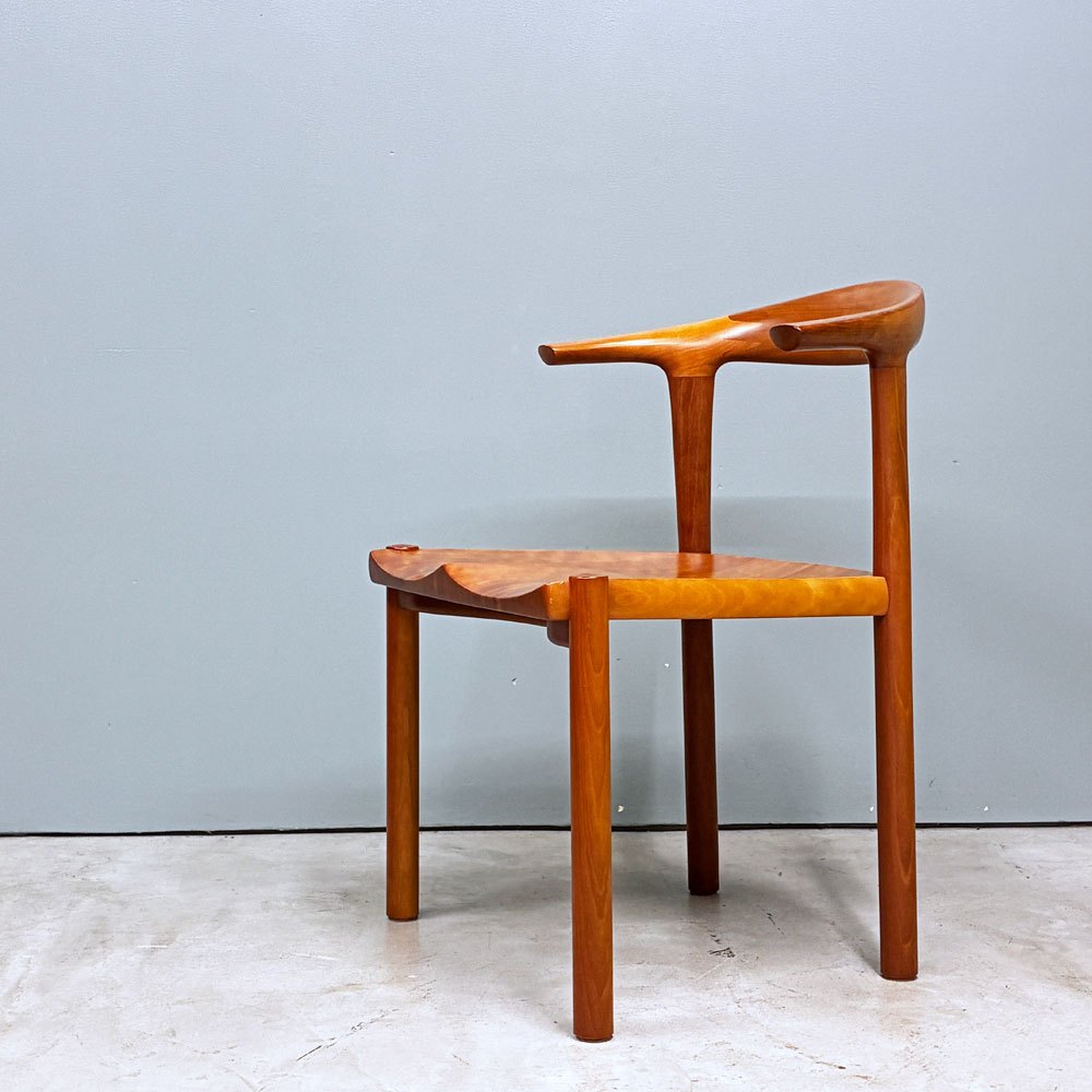 家具蔵 KAGURA アルコⅡ ARCOⅡ ダイニングチェア チェリー材 無垢材 板座 座繰り ハーフアーム 国産家具 ◎