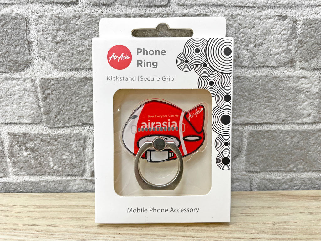 エアアジア Air Asia フォンリング Phone ring キックスタンド セキュアグリップ 50個セット 機内販売 限定品 まとめ売り ●