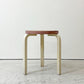 アルテック artek スツール60 stool60 3本脚 ペインテッド ピンク × ホワイト 50年代 ビンテージ アルヴァ・アアルト 希少 ●