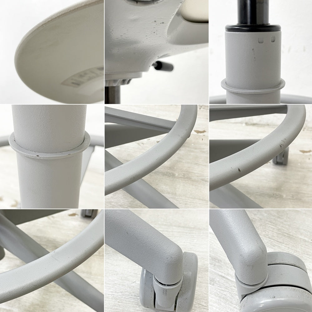 スチールケース Steelcase ノード ファイブスター スツール Node FIVE-STAR STOOL ハイスツール 製図チェア キャスター オフィス 定価約87,000円 C ●