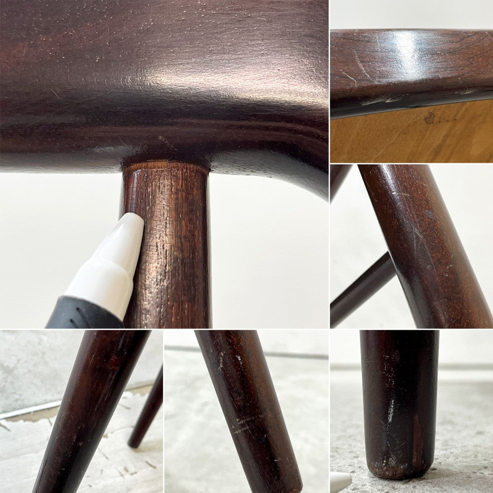 ブラーミン Bramin ダイニングチェア マホガニー材 H.W. Klein 60's ビンテージ デンマーク ミッドセンチュリー 北欧家具 A ●