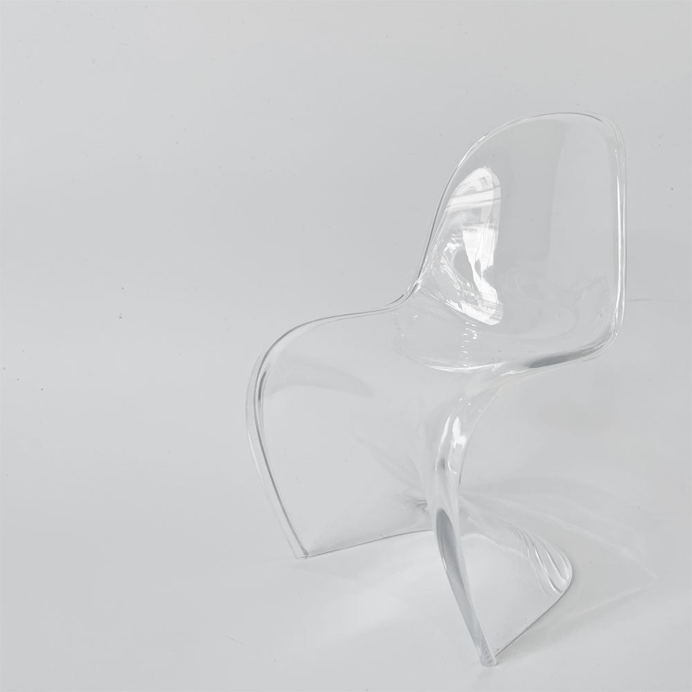 ヴィトラ デザインミュージアム Vitra Design Museum ミニチュアコレクション パントンチェア 1/6スケール 限定カラー クリア 廃盤 ★