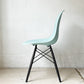 ハーマンミラー HermanMiller サイドシェルチェア ドゥエルレッグ DSW アクアスカイ × エボニー ポリプロピレン製 イームズ ミッドセンチュリー ★
