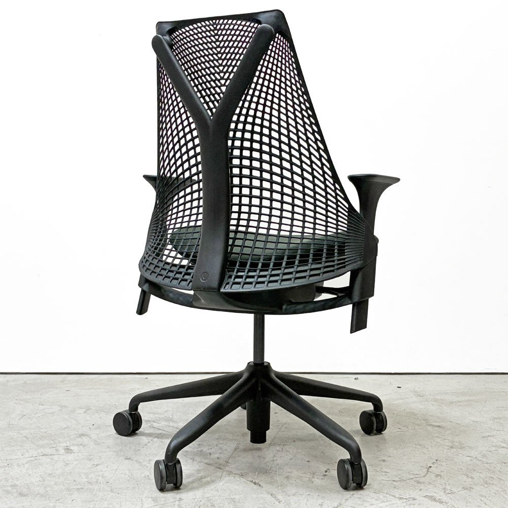 ハーマンミラー Herman Miller セイルチェア SAYL Chair デスクチェア 旧モデル イヴ・ベアール ブラック 2016年製 モダンデザイン ●