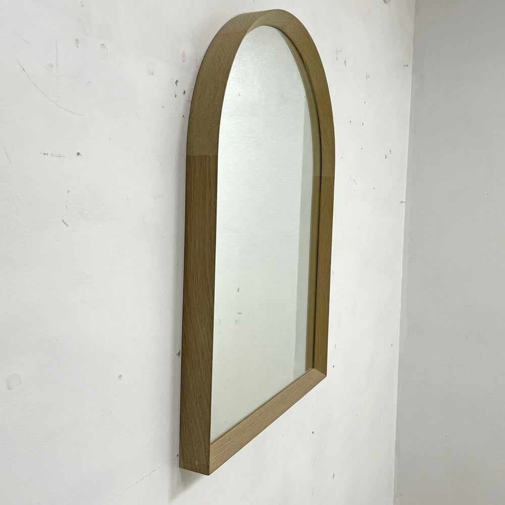 マーフ MURPH オリジナルミラー arch mirror ウォールミラー オーク材 ソープフィニッシュ 壁掛け鏡 W46xH63cm シンプル ミニマル ナチュラル ●