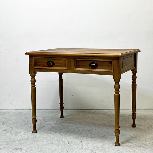 クラッシュゲート CRASHGATE ノットアンティークス Knot antiques オリザデスク ORIZA DESK 杉古材 ろくろ脚 クラシカルデザイン 廃番 ●