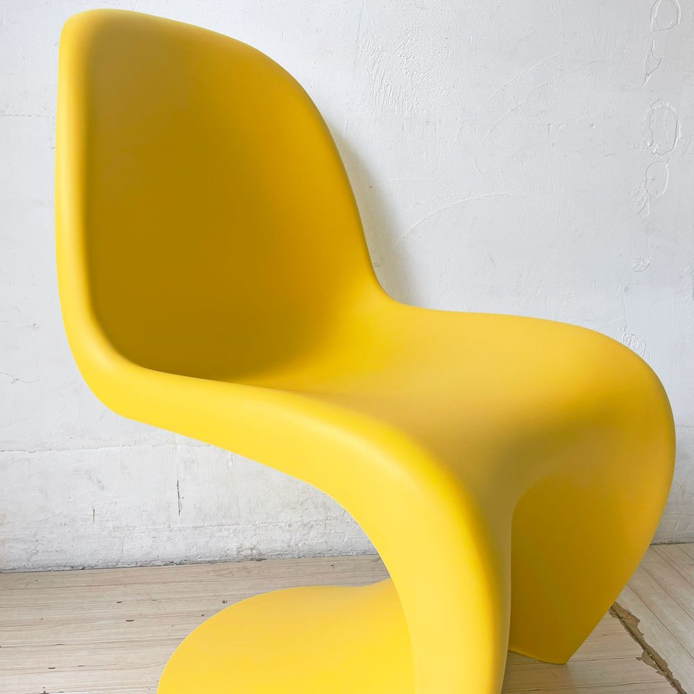 ヴィトラ vitra パントンチェア Panton Chair イエロー 廃盤カラー ヴェルナー・パントン ミッドセンチュリー スペースエイジ 美品 ★