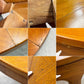 ネイサンファニチャー NATHAN Furniture チーク材 エクステンション ダイニングテーブル 伸長式 ラウンド W122cm 英国家具 UKビンテージ ●