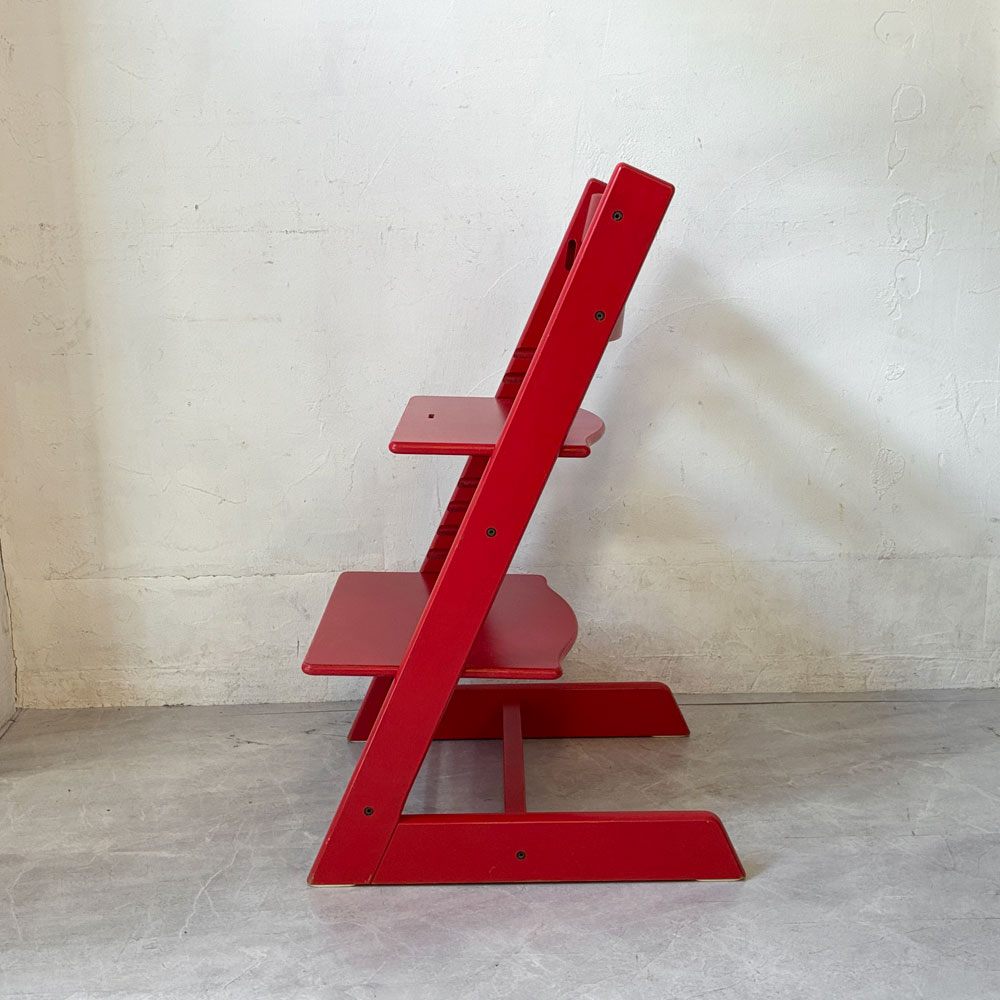 ストッケ STOKKE トリップトラップ TRIPP TRAPP ベビーチェア キッズチェア S/N3～ レッド  赤 ノルウェー 北欧家具★