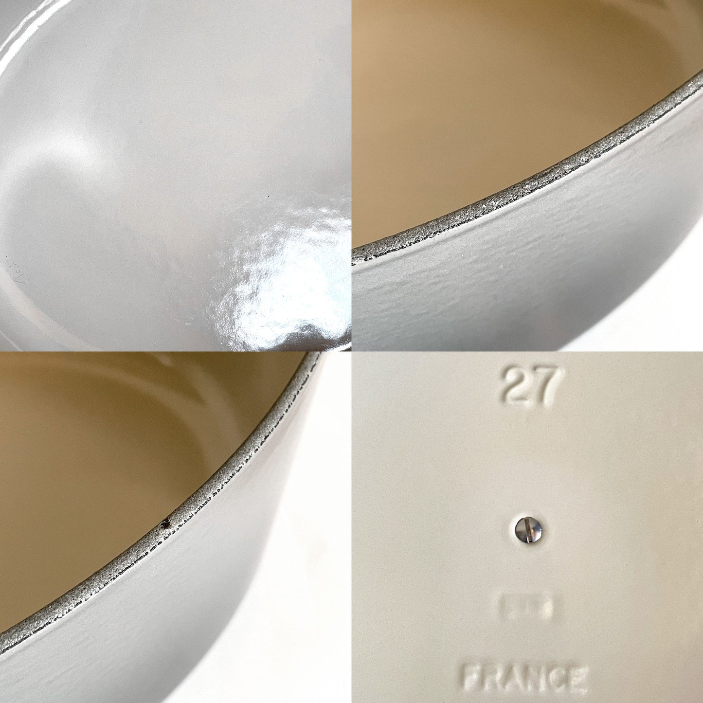 ルクルーゼ LE CREUSET ココットオーバル 両手鍋 33cm  オイスターグレー 鋳物 フランス ■