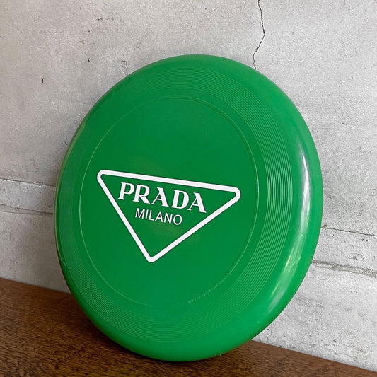プラダ PRADA フライングディスク Flying Disc フリスビー グリーンカラー スポーツ レジャー ♪