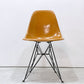 ハーマンミラー Herman Miller サイドシェルチェア セカンド 2nd FRP オークルダーク エッフェルベース C&R イームズ ビンテージ ミッドセンチュリー  ●