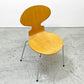 フリッツハンセン Fritz Hansen アントチェア 4本脚 ナチュラルビーチ ラッカー アルネ・ヤコブセン 北欧家具 H ●