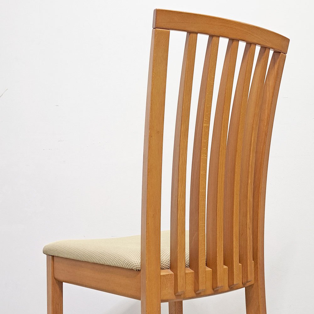 スコービー Skovby ダイニングチェア SM66 ビーチ材 ファブリック モダンデザイン デンマーク 北欧家具 D ●
