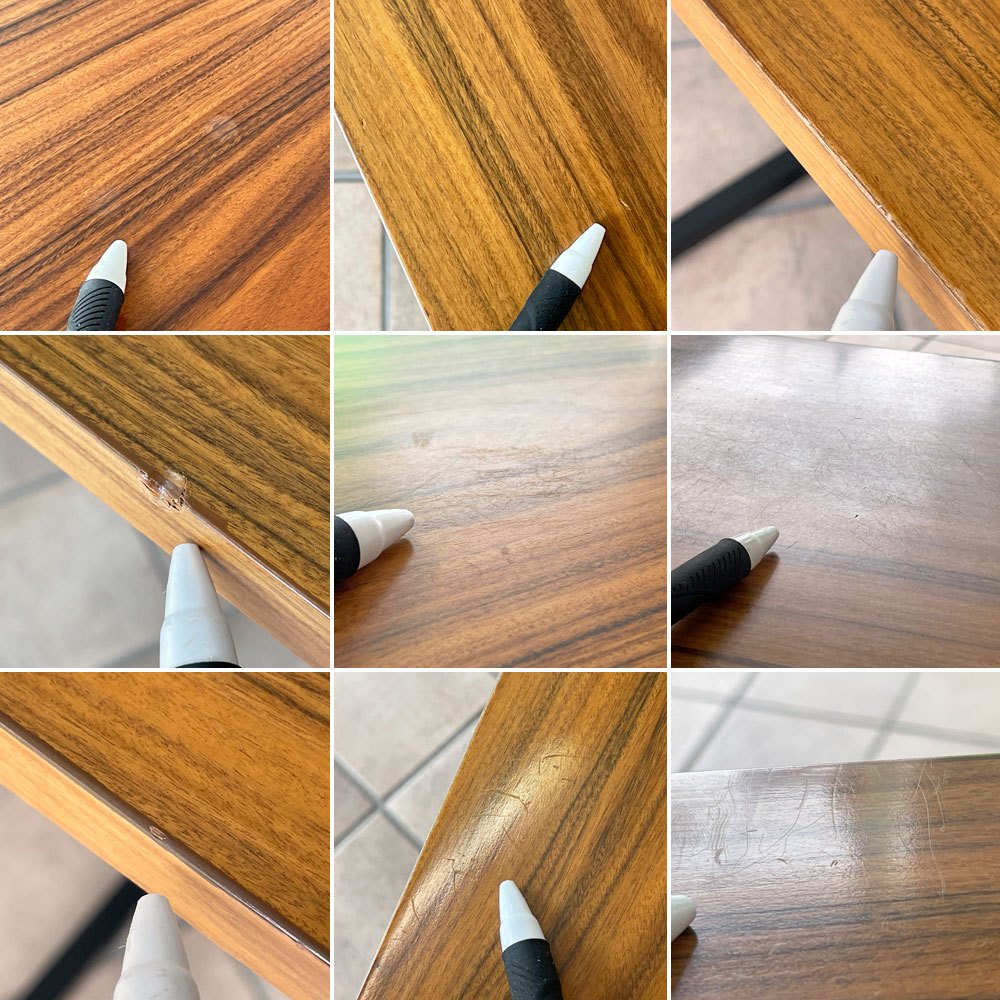 ビスレー BISLEY デスクプラン DESK PLAN Lフット ワーキングテーブル W145cm デスク ローズウッド調 メラミン天板 イギリス ◇