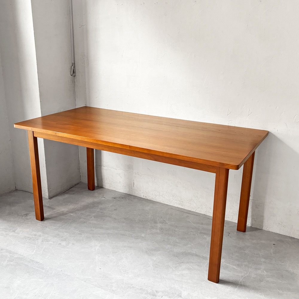 スキャンティーク SCANTEAK モノ MONO ダイニングテーブル チーク無垢材 W150cm 美品 北欧スタイル ★