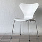 フリッツハンセン Fritz Hansen 3107 セブンチェア ラッカー仕上げ ホワイト スタッキング アルネ・ヤコブセン デンマーク 北欧家具 ◇