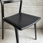 天童木工 TENDO インパラチェア Impala Chair ダイニングチェア ブラック レザー 本革 佐々木敏光 ジャパニーズミッドセンチュリーモダン D  ♪