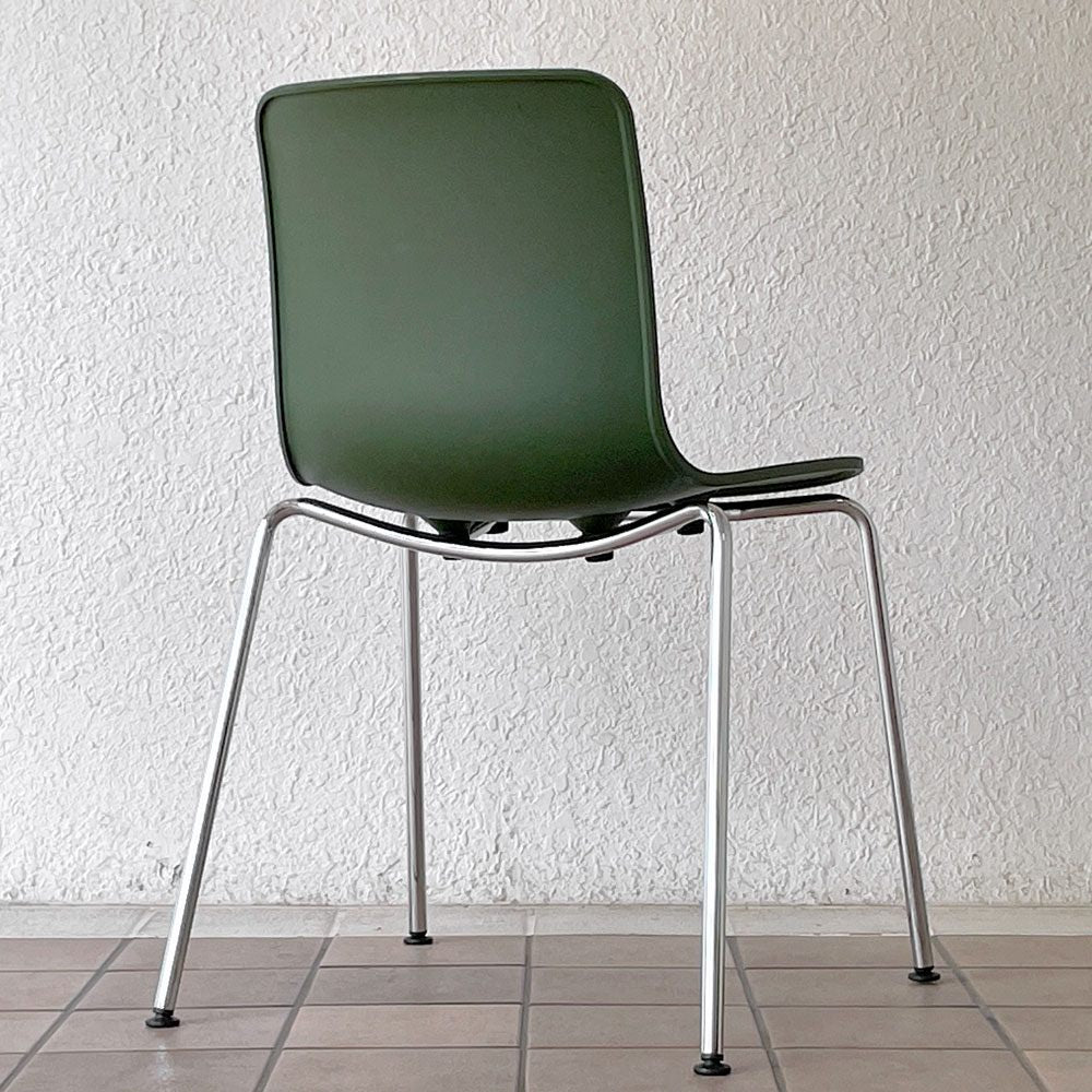 ヴィトラ vitra ハルチューブ HAL Tube サイドチェア ダイニングチェア スタッカブル グリーン ジャスパー・モリソン C ◇