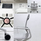ヴィトラ Vitra フィジックス Physix デスクチェア オフィスチェア アルベルト・メダ シルバーグレー×ソフトグレー キャスターベース 昇降機能 リクライニング 2022年製 ●