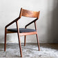 宮崎椅子製作所 ペペチェア PEPE side chair 背無垢タイプ ウォールナット ファブリックシート グレー系 フィンガージョイント 村澤一晃 B ■