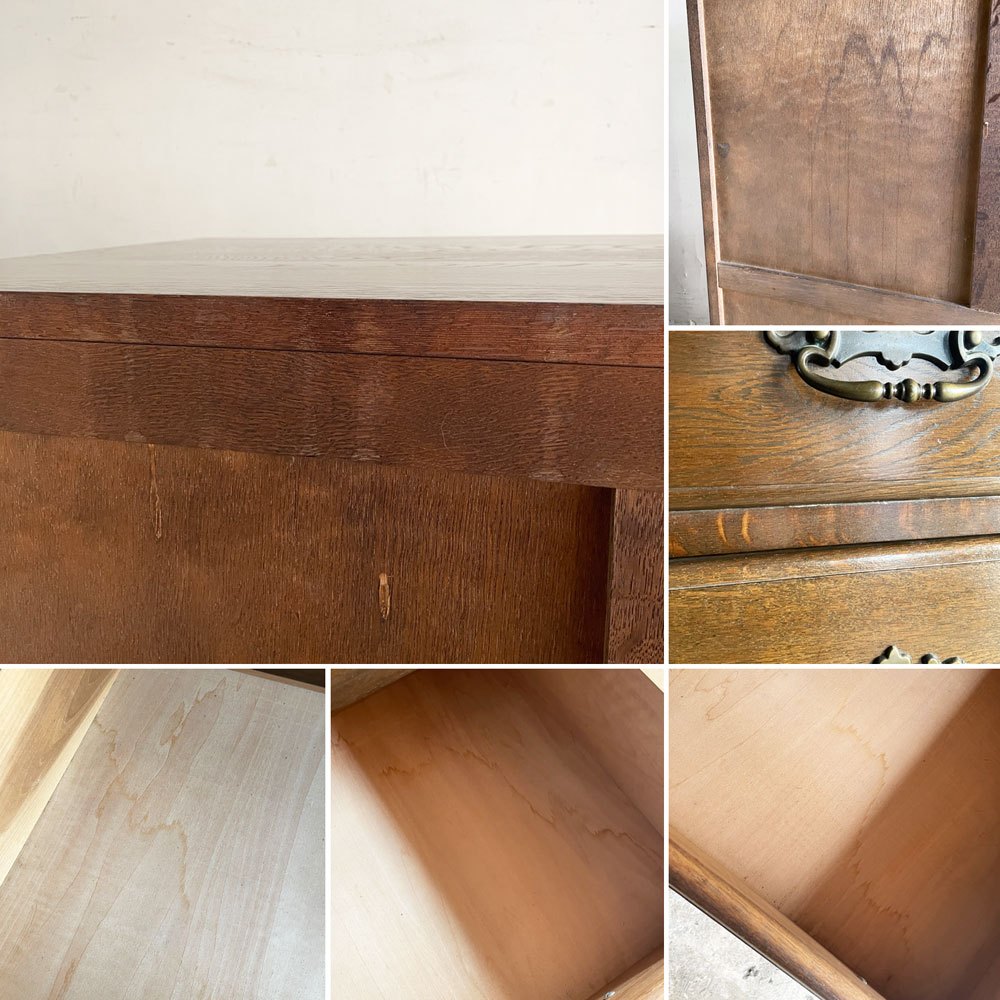 ノックオンウッド Knock on wood ハイチェスト オーダー構成 オーク材 国内生産 クラシカルスタイル ■