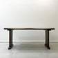 大川家具 鎌倉 ダイニングテーブル オーク材 シンプルデザイン ダークブラウン  W160cm ●