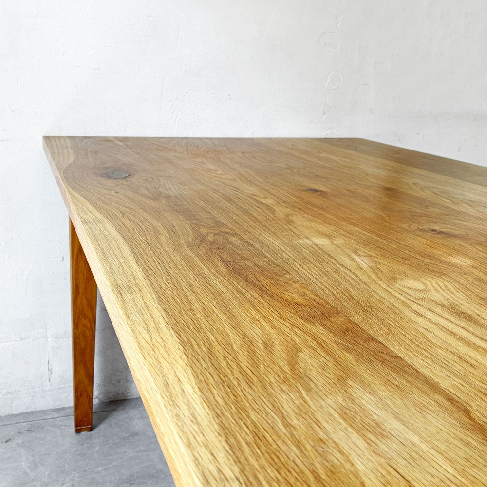 ザ・コンランショップ THE CONRAN SHOP バレル BARREL ダイニングテーブル W160cm ヨーロピアンオーク材 無垢集成材 ナチュラルスタイル 定価￥260.000- ★