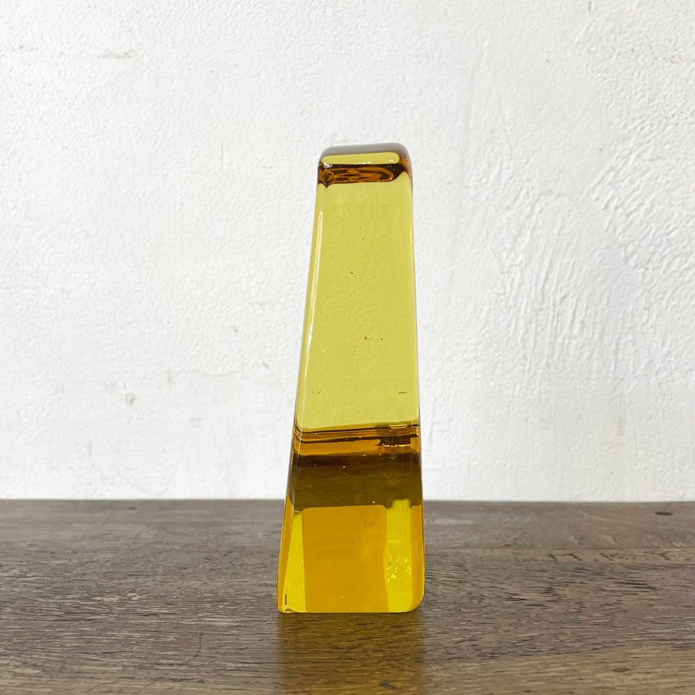 イッタラ iittala ミナペルホネン mina perhonen ガラスバード レモン イエロー 皆川明 オブジェ ペーパーウェイト フィンランド 北欧雑貨 箱付 ★