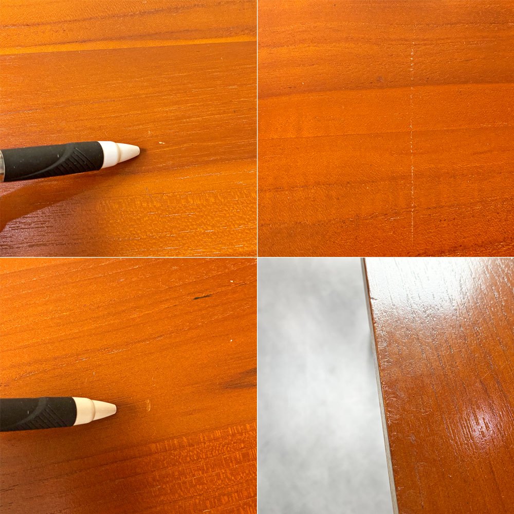 スキャンティーク SCANTEAK モノ MONO ダイニングテーブル チーク無垢材 W150cm 美品 北欧スタイル ★