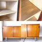 ノル Knoll ビンテージ クレデンザ Credenza サイドボード ウォールナット レザーハンドル フローレンス・ノール Florence Knoll ミッドセンチュリー ★