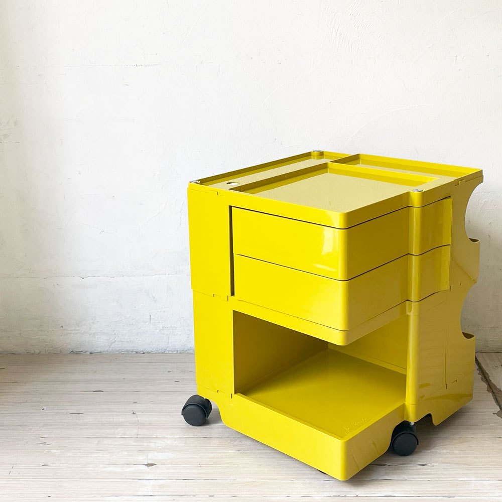 ビーライン B-LINE ボビーワゴン BOBY WAGON 2段2トレー ハニー ジョエ・コロンボ メトロクス MoMA イタリア 美品 定価￥66,000- ★